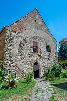 Fortified church in Romanian village Calnic