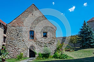 Fortified church in Romanian village Calnic