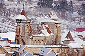Fortified church in Transylvania Romania
