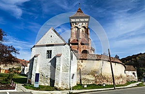 Fortified Church of Valea Viilor, Transylvania landmark in Roman