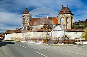 Fortified Church of Valea Viilor, Transylvania landmark in Roman