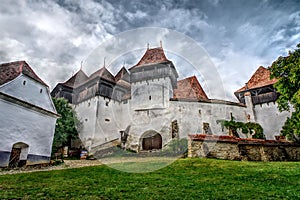 Fortified church Viscri in Transylvania in Romania