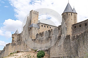 Fortified city of Carcassonne south france