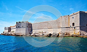 Fortified city walls of Dubrovnik