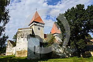 Fortified Evangelical Church from Dealu Frumos, Transylvania, Romania