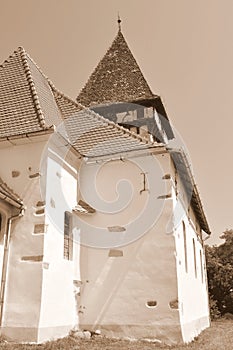 Fortified evanghelic medieval saxon church in Veseud, Zied, is a village in the commune ChirpÄƒr from Sibiu County