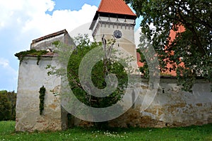 Fortified medieval saxon church in Dealu Frumos, Schoenberg photo