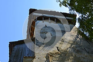 Fortified medieval saxon evangelic church in Agnita- Agnetheln, Transilvania, Romania