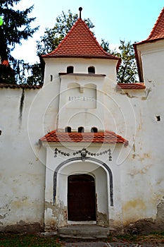 Fortified medieval saxon evanghelic church Dealul Frumos-Schoenberg, Transylvania, Romania