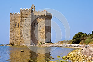 Fortified monastery of Lerins Abbey, France photo