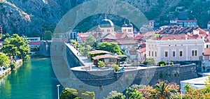 Fortified old town Kotor, Montenegro.