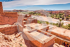 Fortified village and clay houses, Ait Benhaddou, Morocco