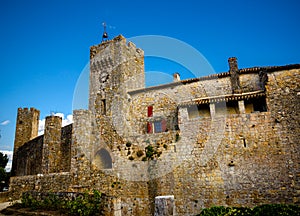 The fortified village of Larressingle, France