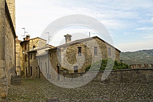 The fortified village of Vigoleno photo