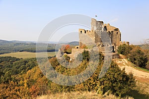 Fortified Wall of Holloko Castle Hungary.