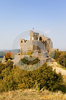 Fortified Wall of Holloko Castle Hungary.