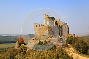 Fortified Wall of Holloko Castle Hungary.