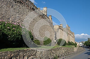 Fortified Wall In Town Of Thessaloniki