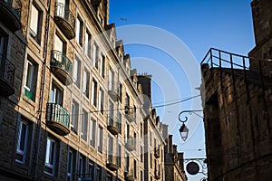 Fortified walls and city of Saint-Malo, Brittany, France