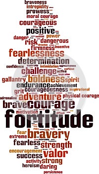 Fortitude word cloud