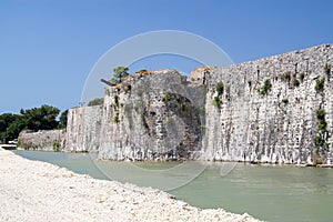 Fortress of Agia Mavra near the Greek island of Lefkada photo