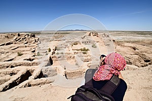 The Fortress of ancient Khorezm â€“ Toprak - Kala