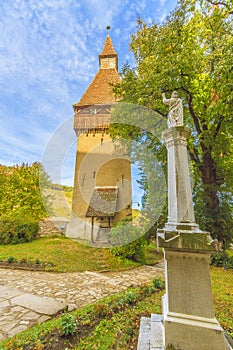 The fortress of Biertan in Romania