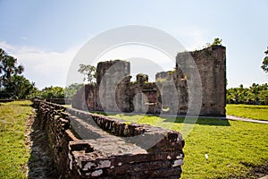 Fortaleza. ladrillo los muros de fortaleza 