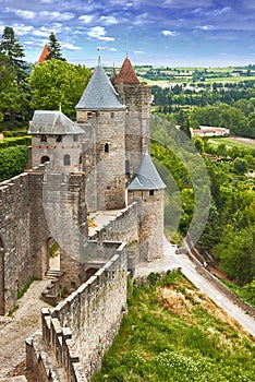 Fortress Carcassonne (France, Languedoc)