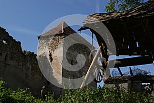 Arcus fortress Church in Transylvania photo