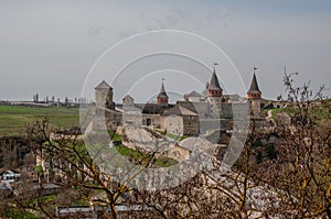 Fortress in the city of Kamyanets-Podilsky Khmelnytsky region of Ukraine