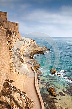 Fortress and city walls in Melilla photo