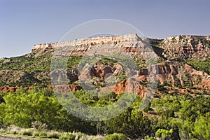 Fortress Cliffs in Palo Duro Canyon photo