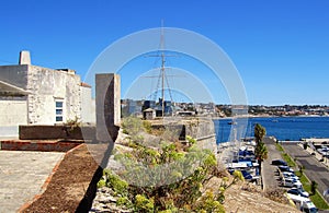 Fortress on the coast of Cascais. Portugal.