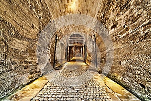 Fortress door in a tunnel in germany