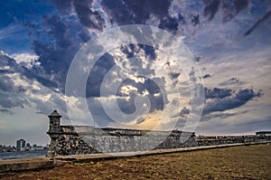 Fortress of El Morro in la Habanna photo