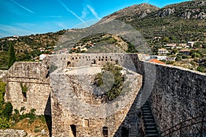 Fortress in historic Old Town Bar in Montenegro