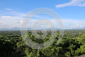 View of LeÃÂ³n - chain of Volcanos in the background at Fortress LeÃÂ³n photo