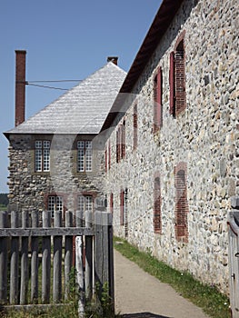 Fortress Louisbourg old stone building photo