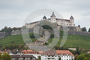 Fortress Marienberg and its surrounding vineyards