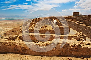 Fortress Masada, Israel photo