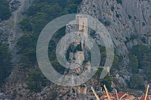 Fortress Mirabela above the city of Omis