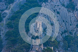 Fortress Mirabela above the city of Omis