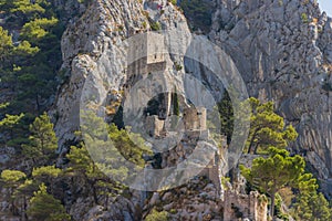 Fortress Mirabela above the city of Omis