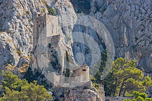 Fortress Mirabela above the city of Omis