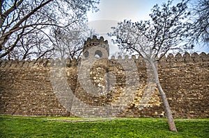 Fortress of the Old Sity Baku, entrance gate. Historical core of Azerbaijan Baku