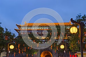 Fortress in old town - Xian China