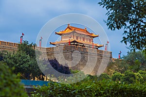 Fortress in old town - Xian China