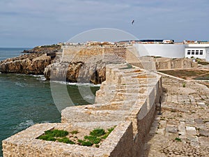 Fortress in Peniche in Portugal near Leiria