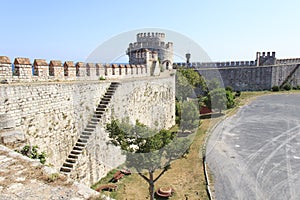 The fortress of the prison Edikule in Istanbul.
